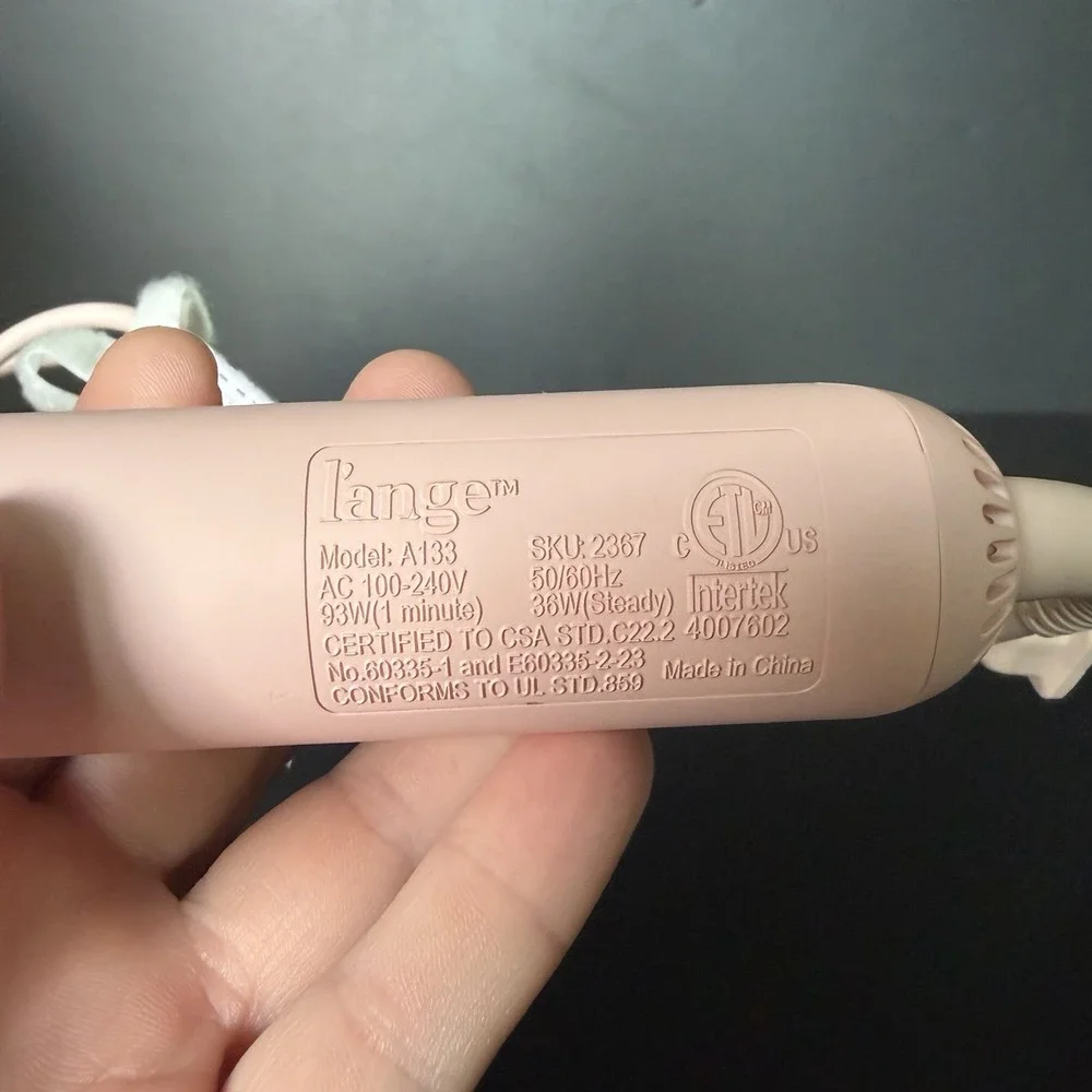 L'ANGE Le Duo Classic 360° Airflow Titanium Hair Styler 2 in 1 Blush Pink A133